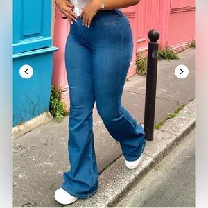 Fashion Nova light blue jeans